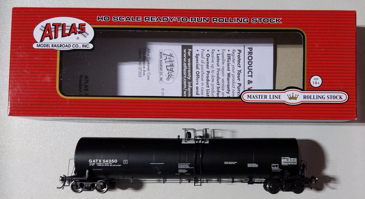 Atlas 20003824 HO Archer-Daniels-Midland Trinity 25,500-Gallon Tank Car #54350
