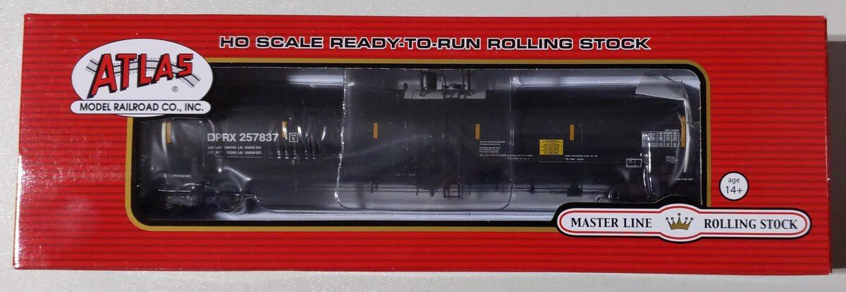 Atlas 20003818 HO Trinity Industries Trinity 25,500-Gallon Tank Car #257837