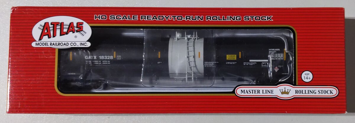 Atlas 20003845 HO GATX Trinity 25,500-Gallon Tank Car #18328