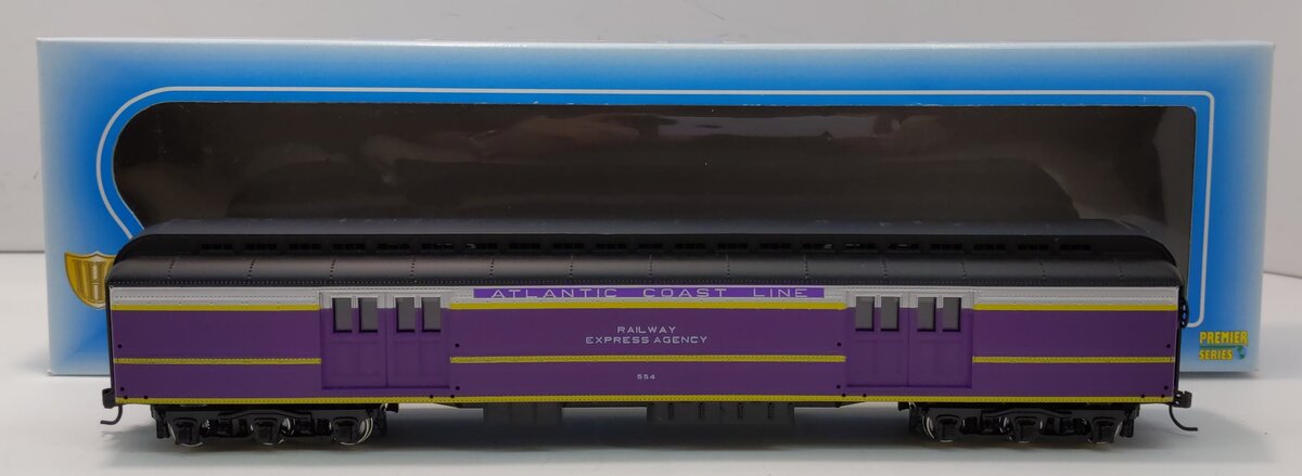 IHC 49000 HO Scale Atlantic Coast Line Heavyweight Baggage Car #554