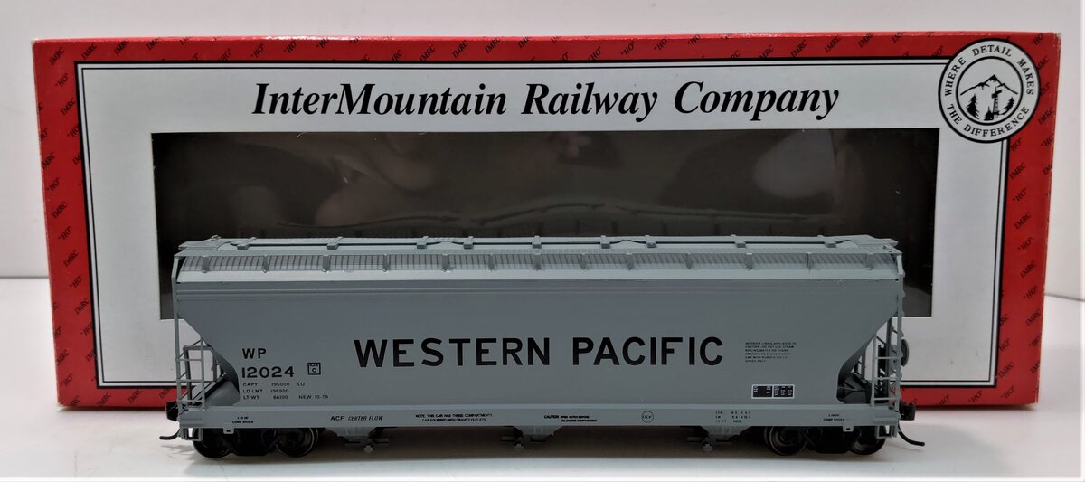InterMountain 47007-05 HO Western Pacific ACF 4650cf 3-Bay Hopper #12024