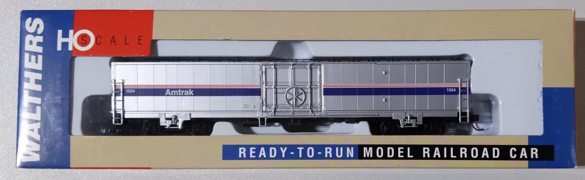 Walthers 932-6023 HO Amtrak Phase IV 60' Material Handling Car #1524