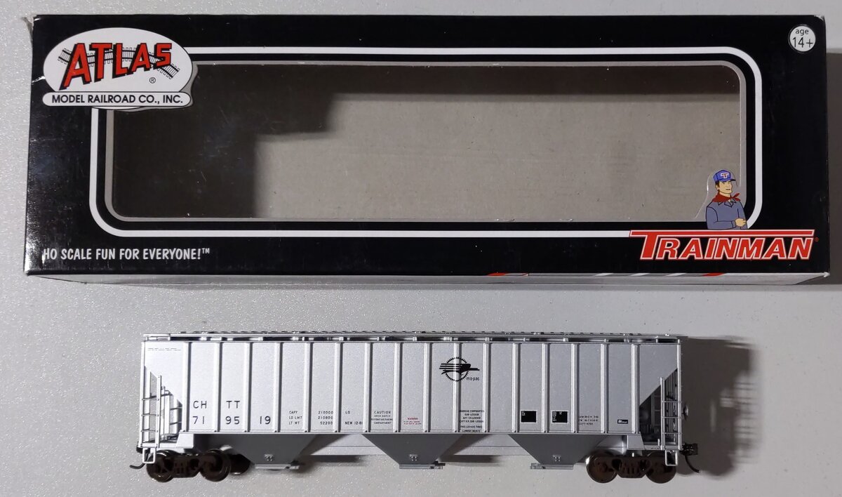 Atlas 20001173 HO Scale Missouri Pacific Thrall 4750 Hopper Car #719519