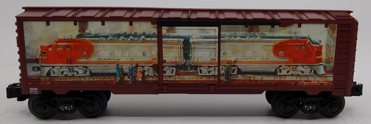 Lionel 2128300 O Angela Trotta Thomas Santa Fe Boxcar