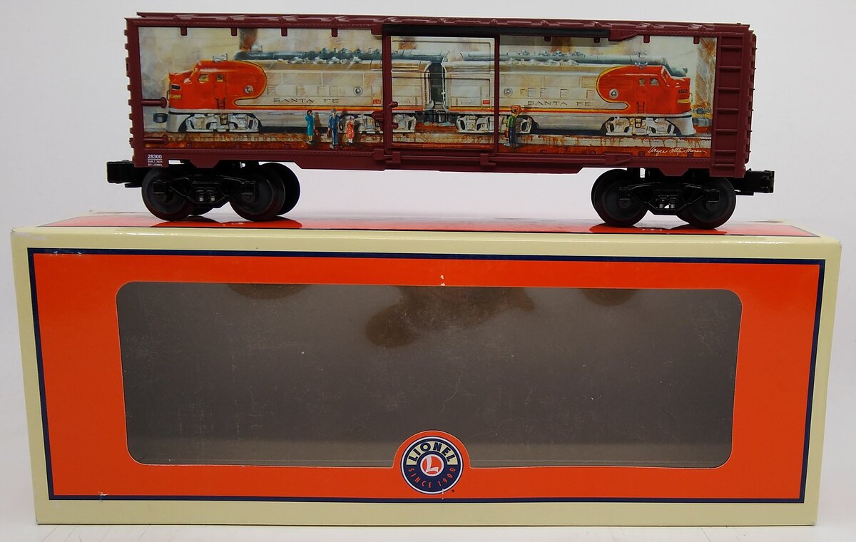 Lionel 2128300 O Angela Trotta Thomas Santa Fe Boxcar