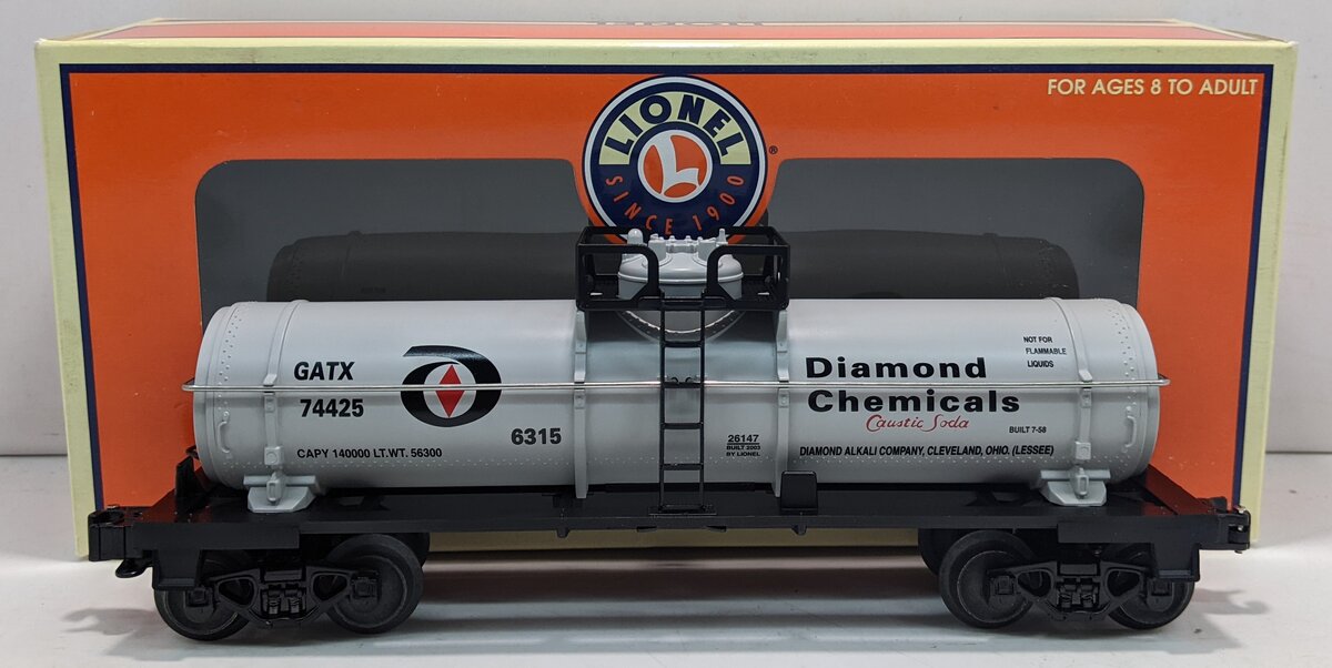 Lionel 6-26147 O Gauge Archives Diamond Single Dome Tank Car #74425