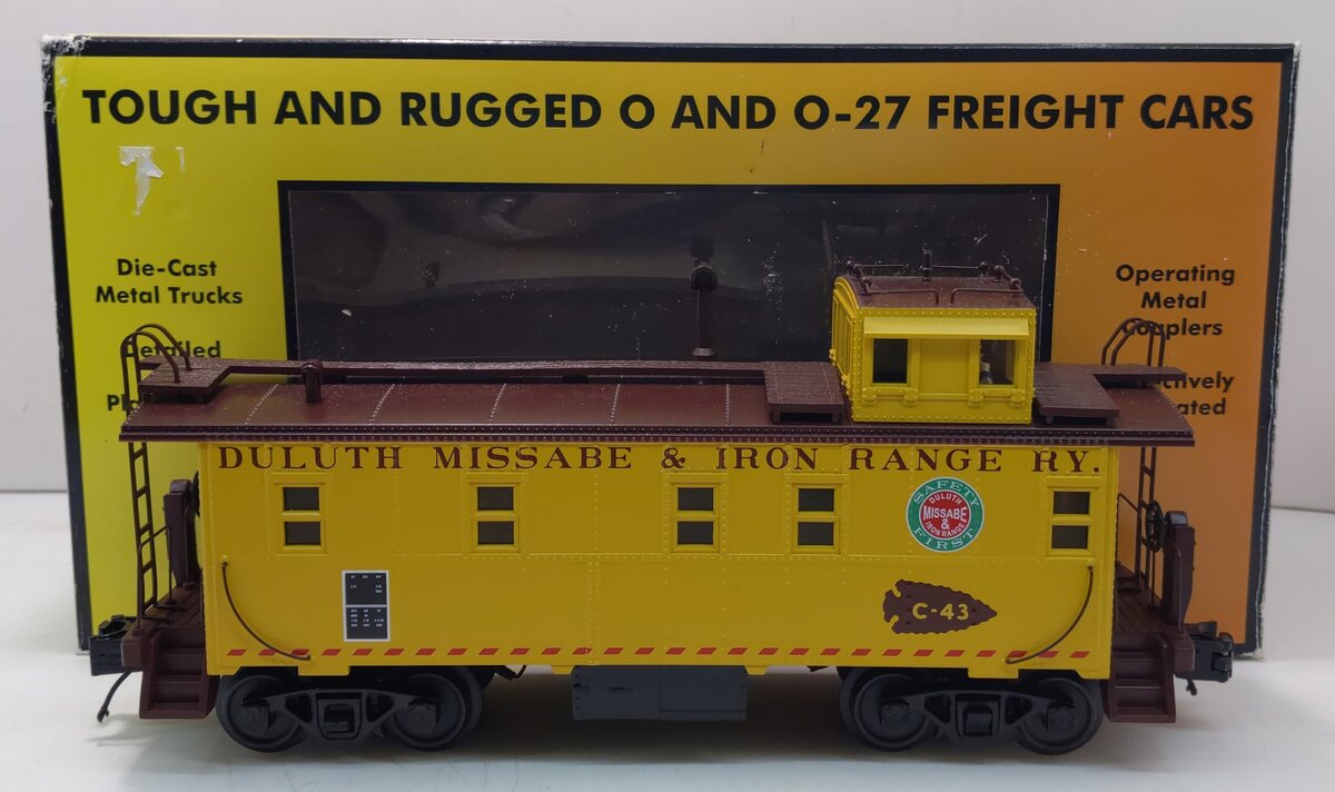 MTH 30-77319 O Duluth, Missabe & Iron Range Offset Steel Caboose Car #C-43