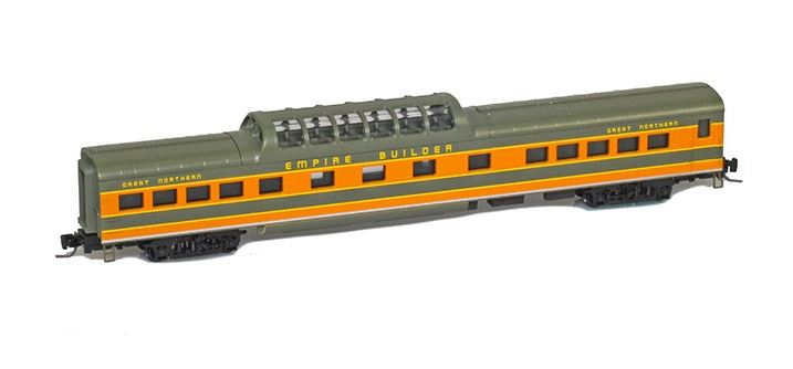 Micro-Trains 55100030 Z GN Empire Builder 83' Lightweight Smoothside Dome Car
