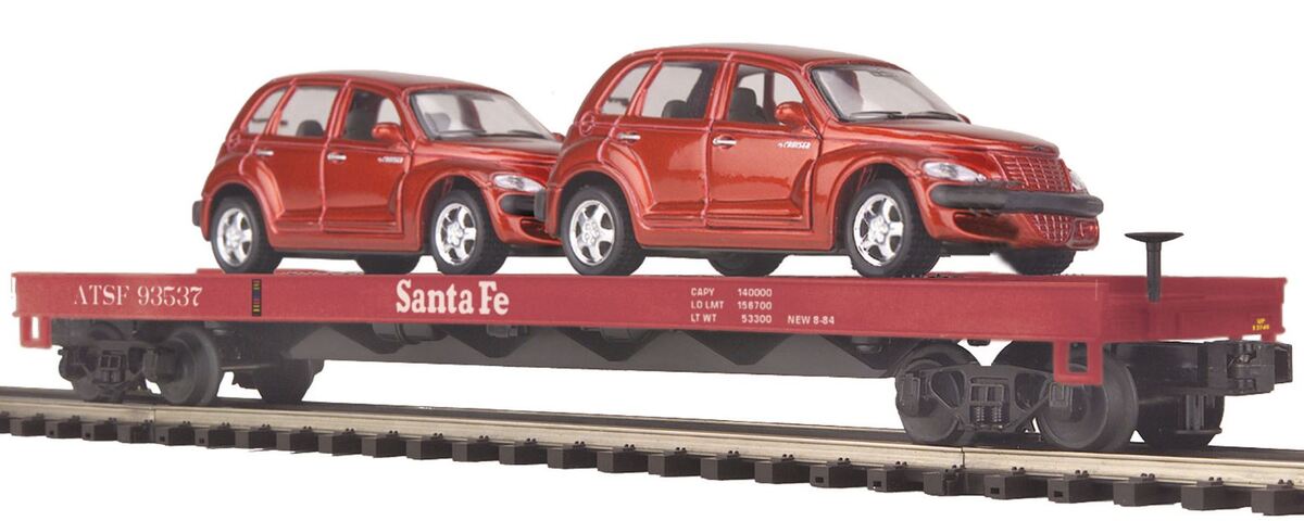 MTH 20-98190 Santa Fe Flatcar w/Autos