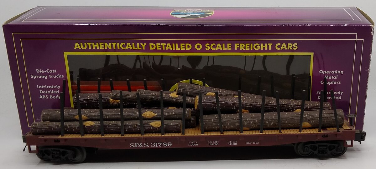 MTH 20-98716 Spokane Portland & Seattle Flat Car w/Log Load
