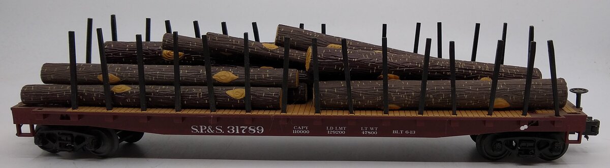 MTH 20-98716 Spokane Portland & Seattle Flat Car w/Log Load