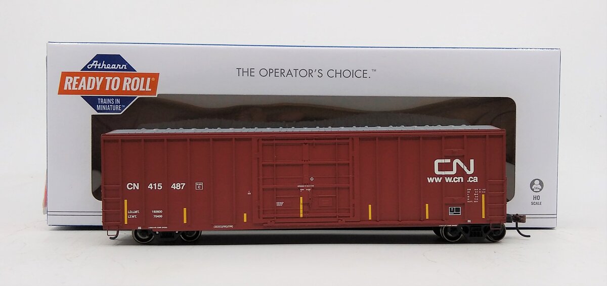 Athearn 87426 HO Canadian National RTR 50' FMC Superior Plug Door Box #415487