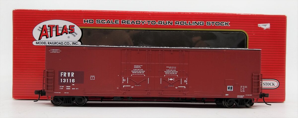 Atlas 20003434 HO Fox River Valley Evans 53' Double Plug-Door Boxcar #13116