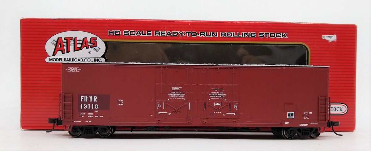 Atlas 20003435 HO Fox River Valley Evans 53' Double Plug-Door Boxcar #13110