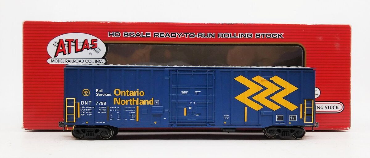 Atlas 20004060 HO Ontario Northland 50' NSC Plug Door Box Car #7798