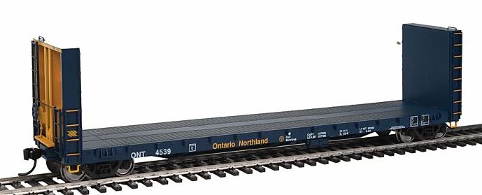Walthers 920-104312 HO Ontario Northland 50' CC&F Bulkhead Flatcar #4539