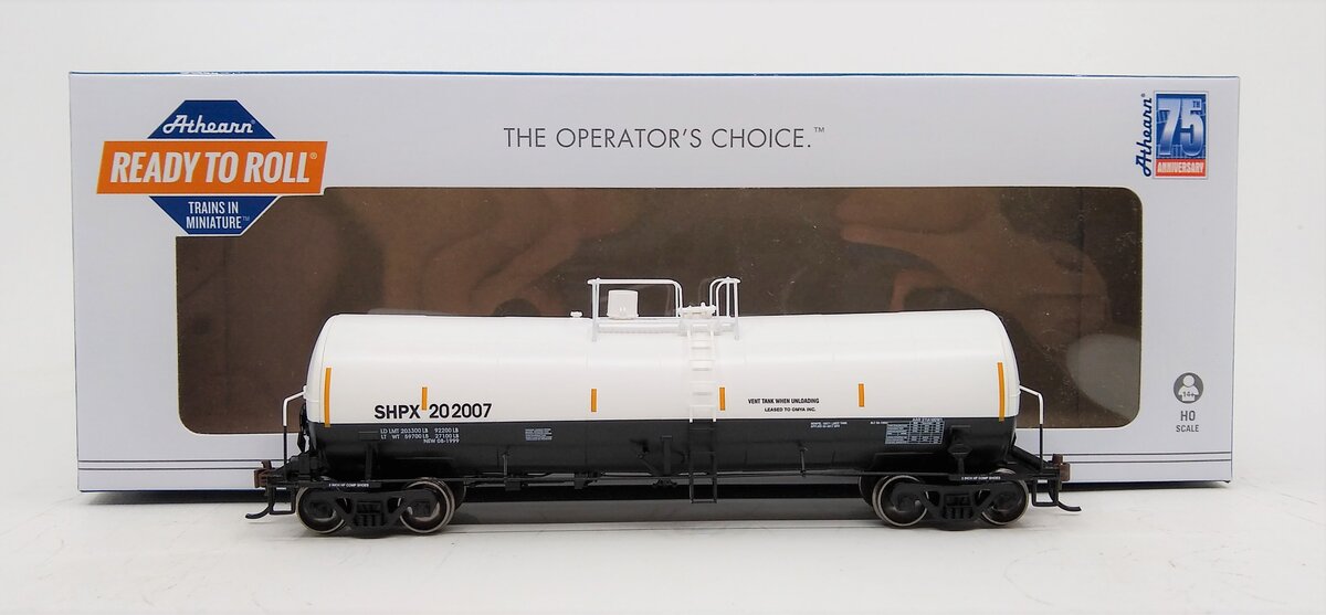 Athearn 16356 HO SHPX RTR 16,000-Gallon Clay Slurry Tank Car