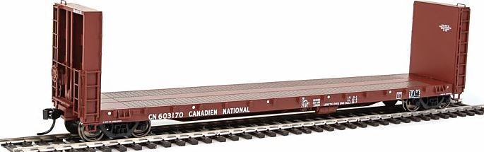 Walthers 920-104330 HO CN 50' CC&F Bulkhead Flatcar #603170