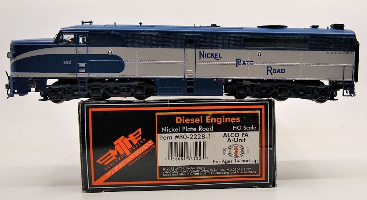 MTH 80-2228-1 HO Nickel Plate Road Alco PA A Unit With Proto-Sound 3.0