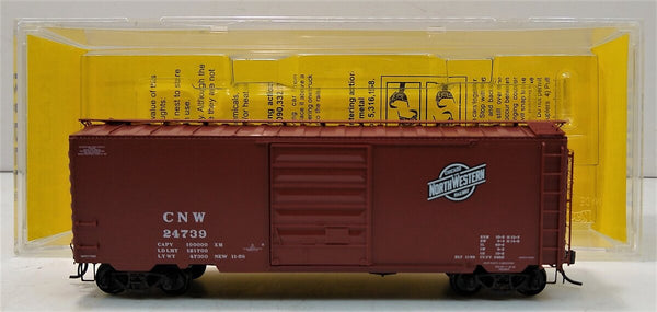 Kadee 5205 HO Chicago Northwestern 40' PS-1 Boxcar #24739 – Trainz