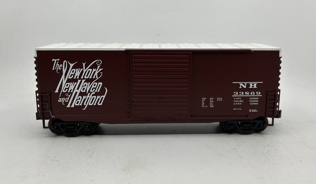 MTH 30-74687 O Scale New Haven 40' High Cue Box Car #33869