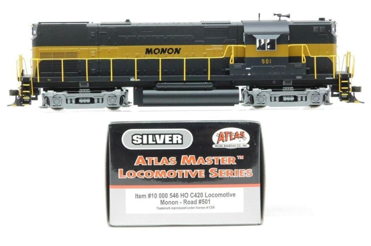 Monon Ho Model Train Layouts Atlas 10000546 HO Scale Monon C420 Diesel  Locomotive #501 – Trainz