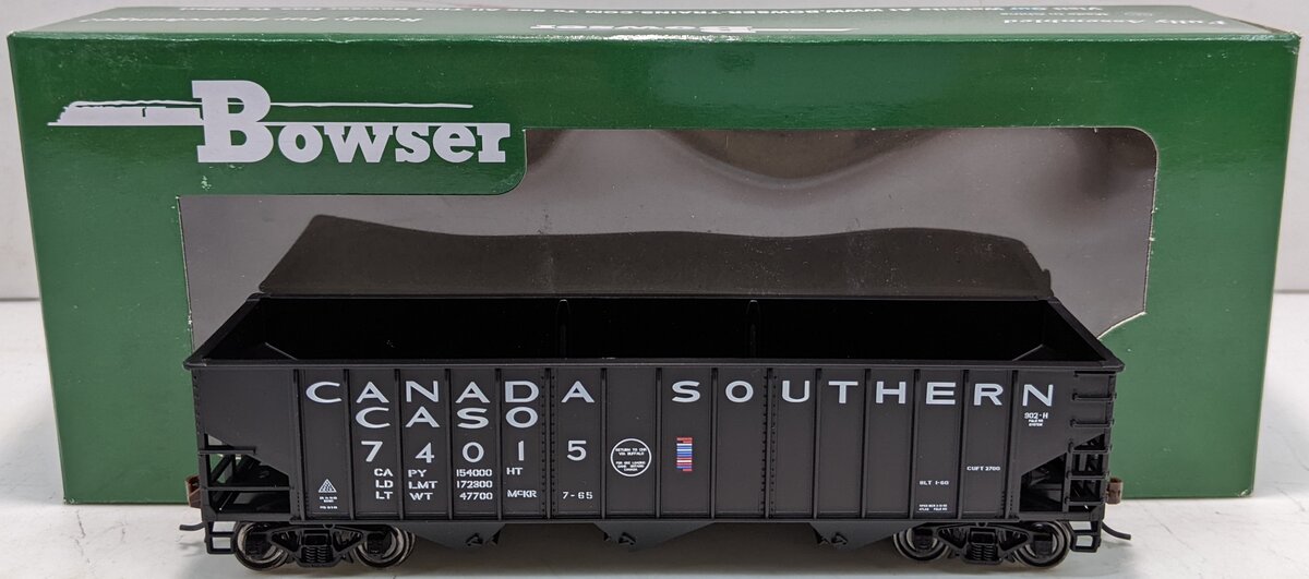 Bowser 41804 HO Canada Southern 70-Ton 14-Panel Hopper Car #74015