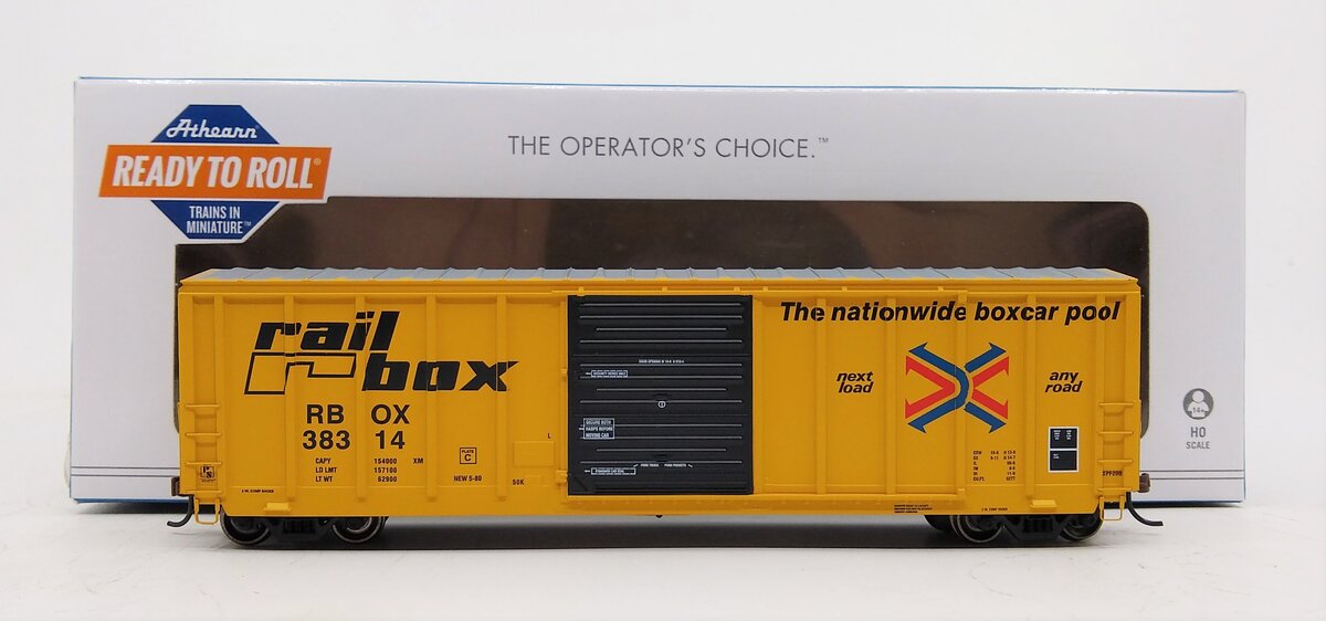 Athearn 17836 HO Railbox RTR 50' PS 5277 Boxcar #38314