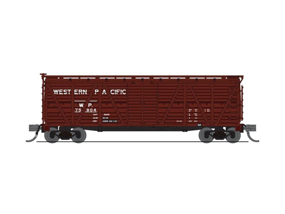 Broadway Limited 6584 N Western Pacific Stock Car with Cattle Sounds