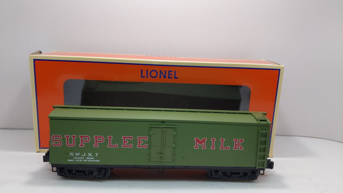 Lionel 6-83577 O Supplee Milk Boxcar # 7