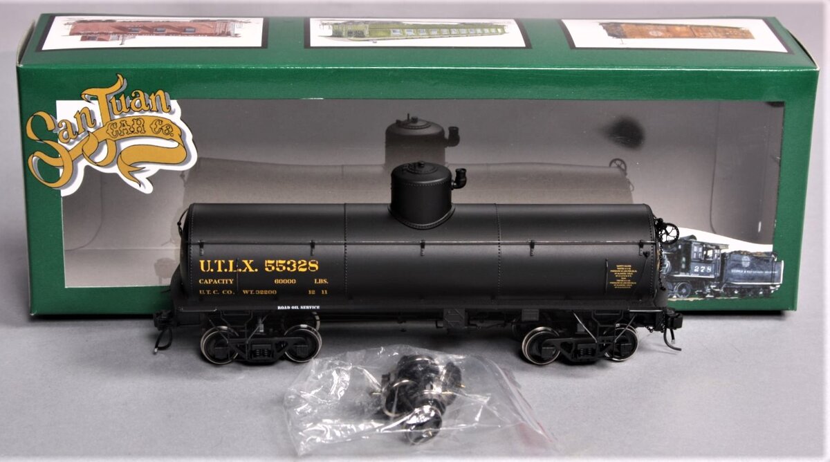 San Juan Car Co 55328 On3 UTLX Framed Single Dome Tank Car
