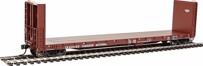 Walthers 920-104331 HO CN 50' CC&F Bulkhead Flatcar #603185