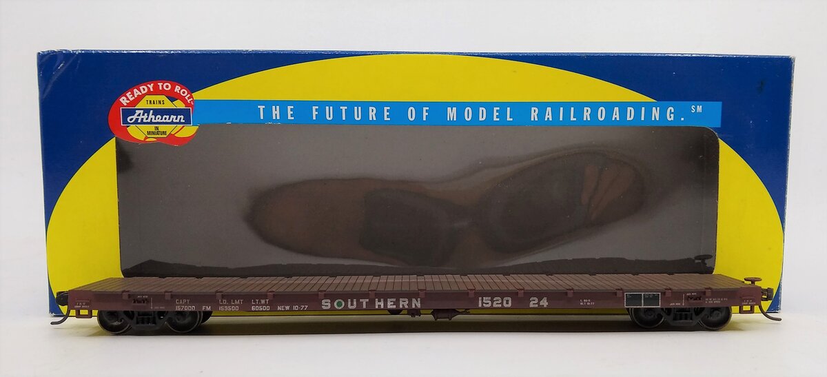 Athearn 92682 HO Southern 60' Ready-to-Run Flat Car #152024