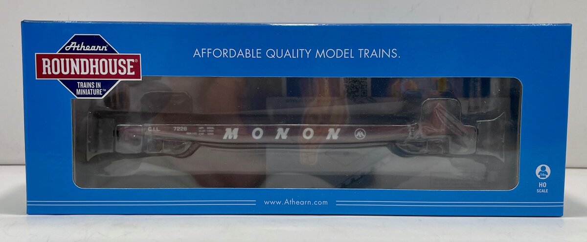 Roundhouse 15740 HO Scale Monon 50' Flat w/Stakes #7226