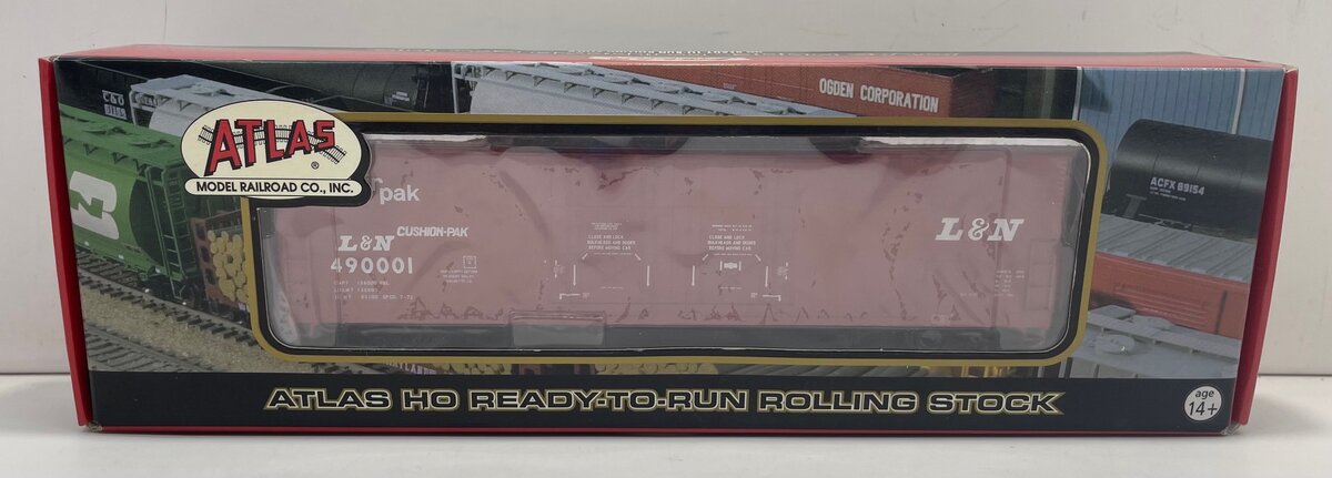 Atlas 20000341 HO L&N RTR 53' Double Plug Door Box #490001