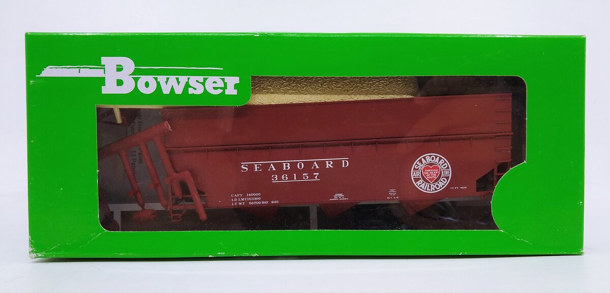 Bowser 60229 HO Seaboard Railroad 70 Ton Wood Chip Hopper Car Kit #36157