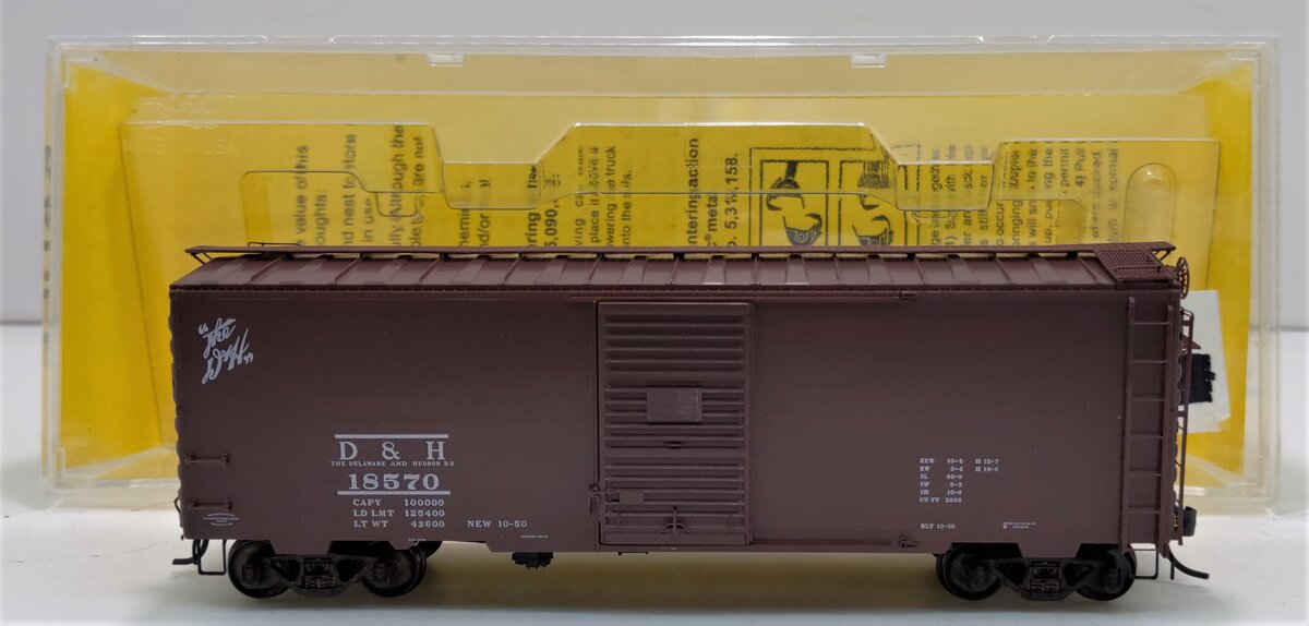 Kadee 4010 HO Delaware & Hudson 40' PS-1 Standard Boxcar #18570
