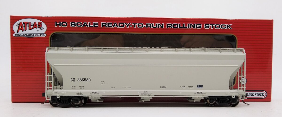 Atlas 20005527 HO Canadian National ACF 4650 Centerflow Covered Hopper #385580