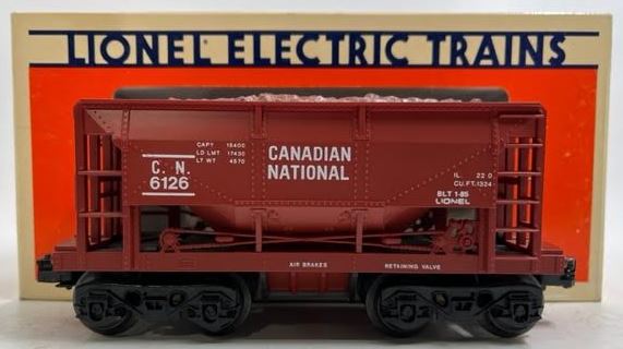 Lionel 6-6126 O Gauge Canadian National Ore Car with Ore Load