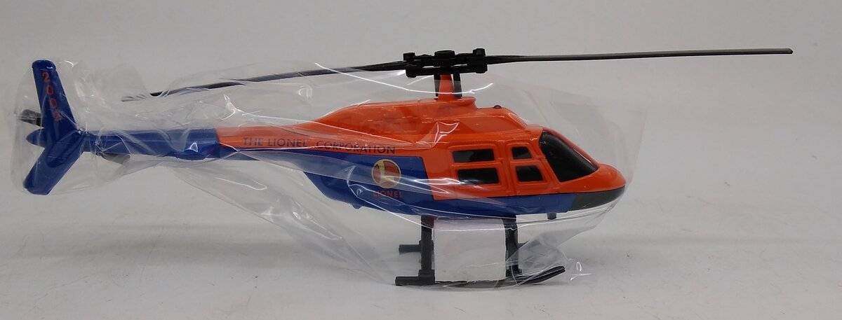 Lionel TMT-418H-B O Scale Blue & Orange Diecast Helicopter