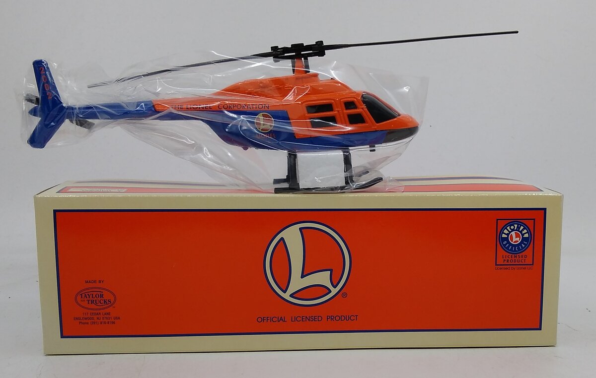 Lionel TMT-418H-B O Scale Blue & Orange Diecast Helicopter