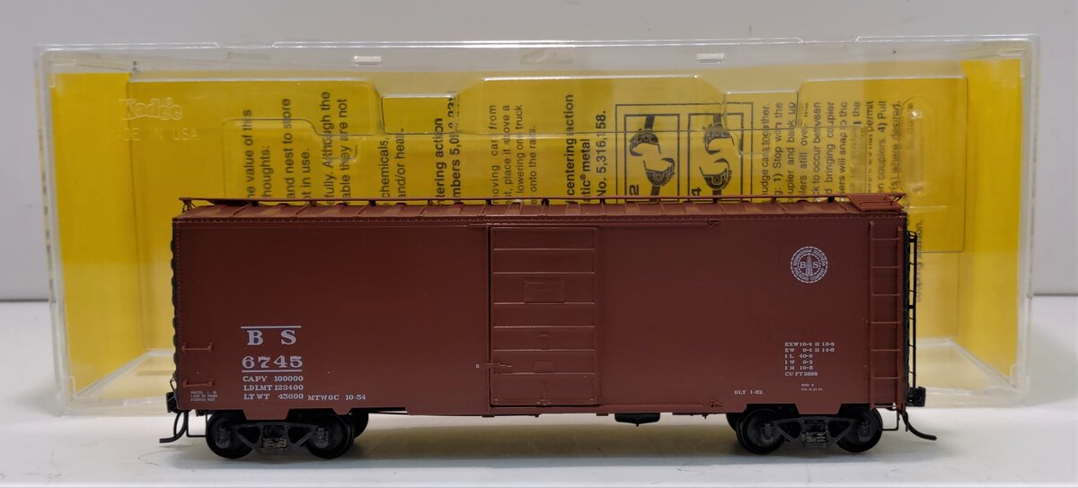 Kadee 4301 HO Birmingham Southern 40' PS-1 Standard Boxcar #6745