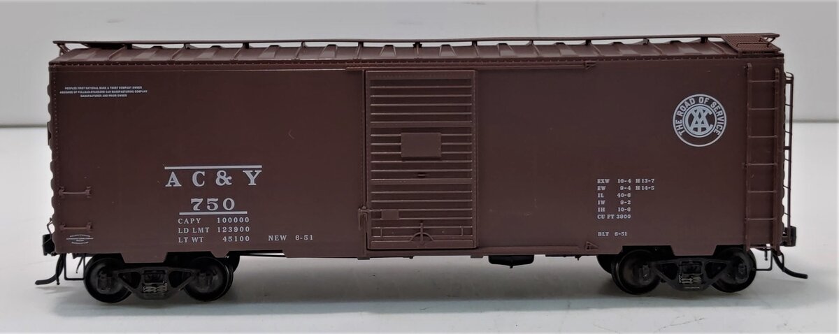 Kadee 4002 HO Akron, Canton & Youngstown 40' PS-1 Boxcar #750