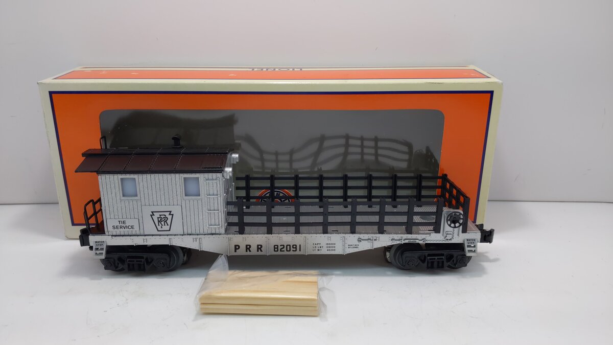 Lionel 6-82091 O Pennsylvania MoW Tie-Work Car #82091