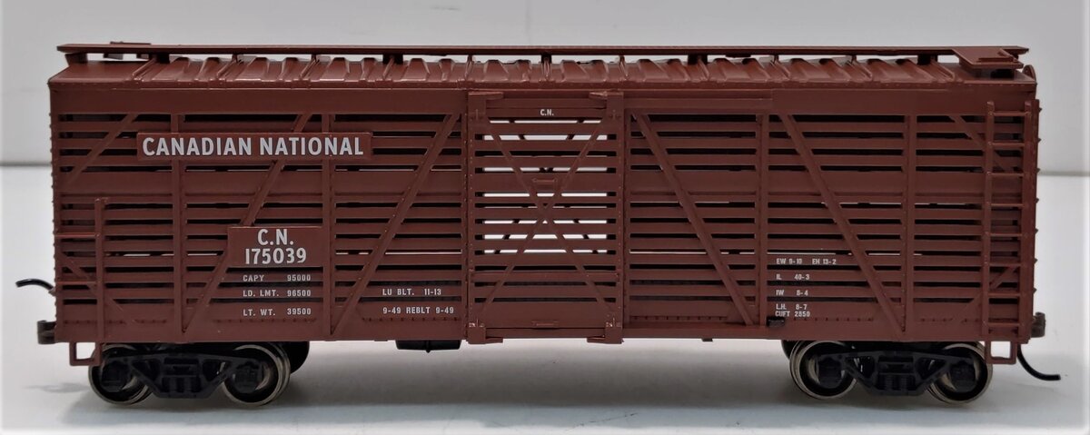 Roundhouse 2925 HO Canadian National 40' Stock Car #175039