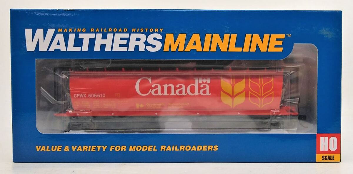 Walthers 910-7362 HO Canada CPWX 59' Cylindrical Hopper #606610