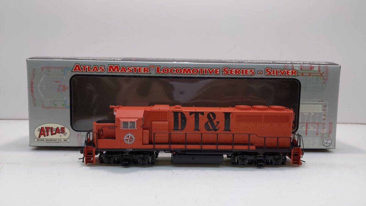 Atlas 10000390 DT&I GP40-2 Phase I Diesel Locomotive w/DCC #421