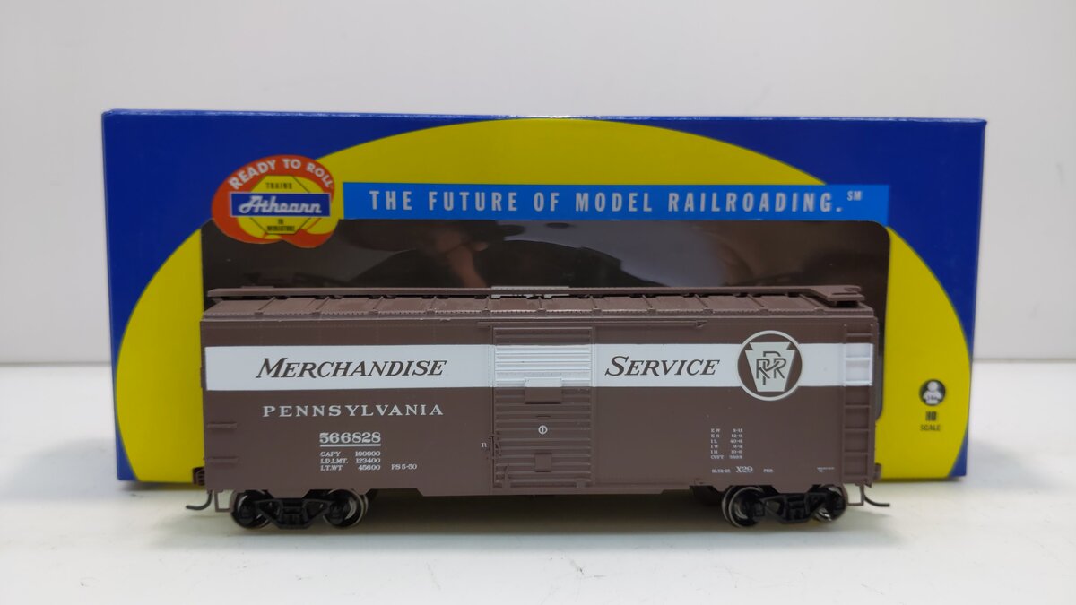 Athearn 70060 HO PRR/Merchandise Service 40' YSD Boxcar #566828