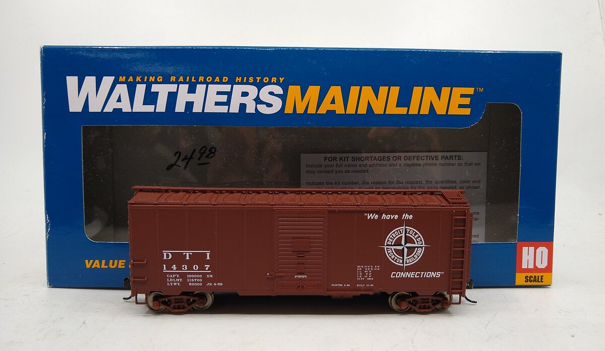 Walthers 910-1777 HO Detroit, Toledo & Ironton 40' AAR 1948 Boxcar #14307
