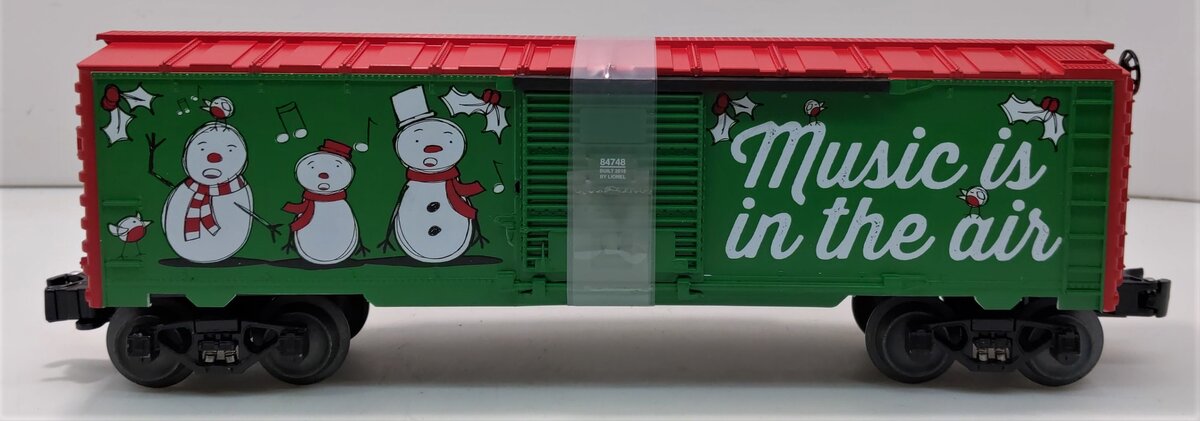 Lionel 6-84748 O Gauge Christmas Music Boxcar #18